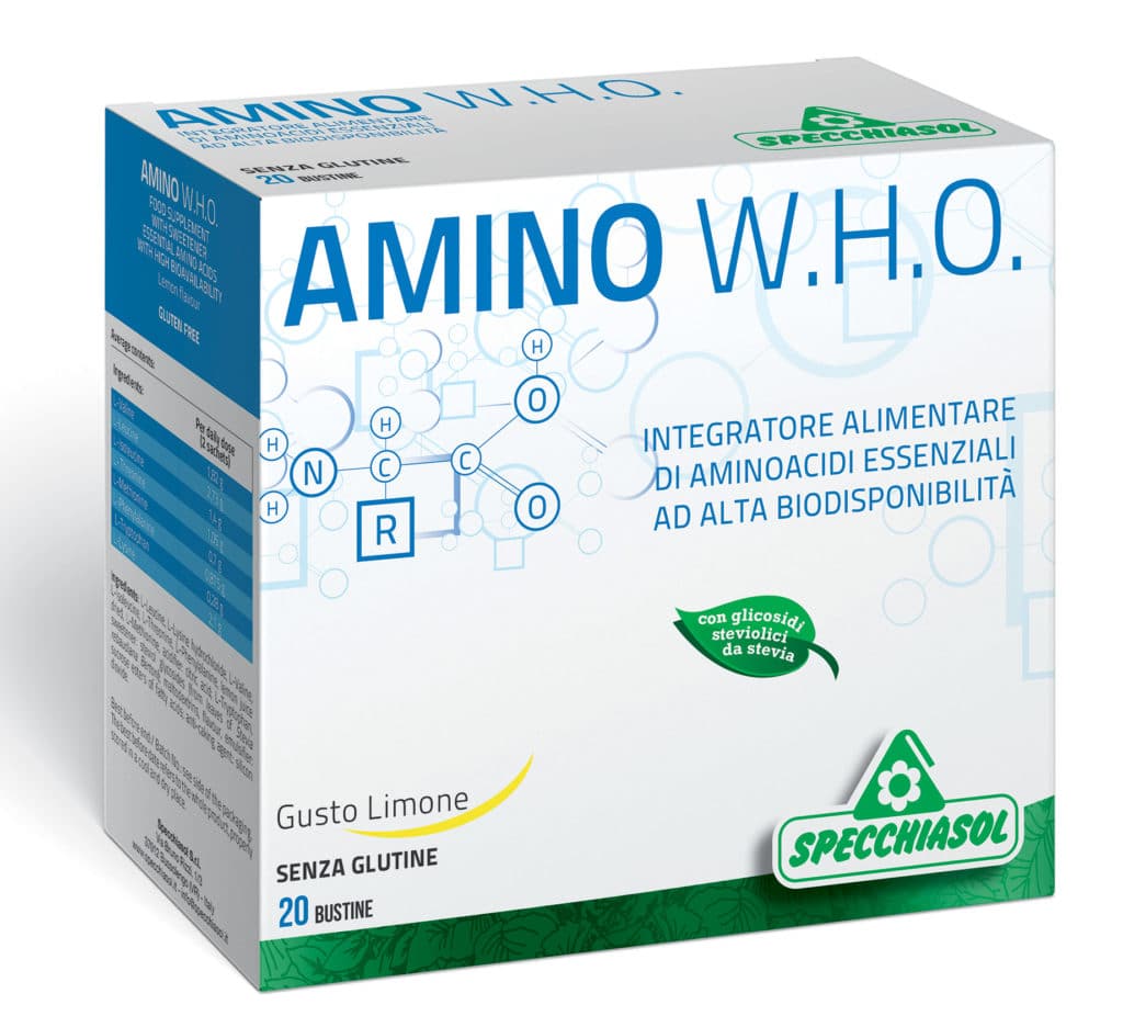 Integratore AMINO W.H.O. Utile per una veloce e corretta riabilitazione