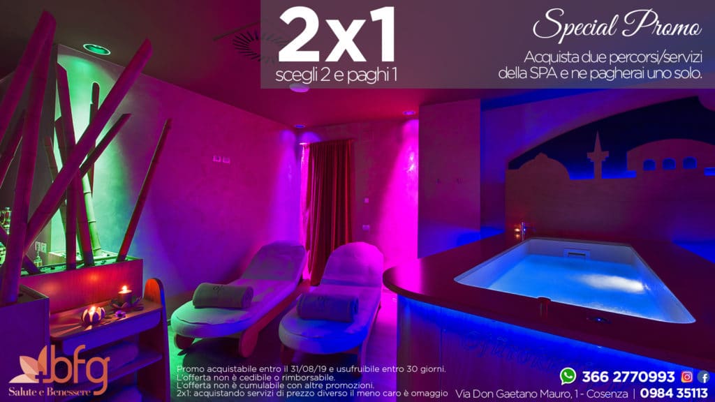 2x1 Promo Spa Cosenza